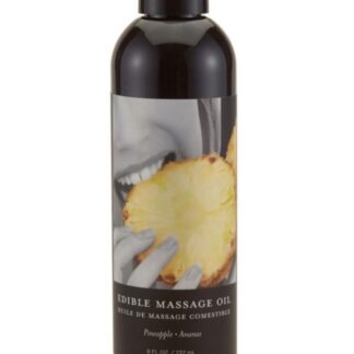 Earthly Body Edible Massage Oil - Pineapple - 2 oz.