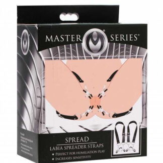 Master Series Spread Labia Spreader Straps With Clamps