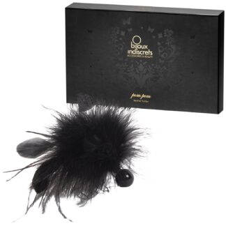 Bijoux Indiscrets Bijoux Pom Pom Feather Tickler - Black