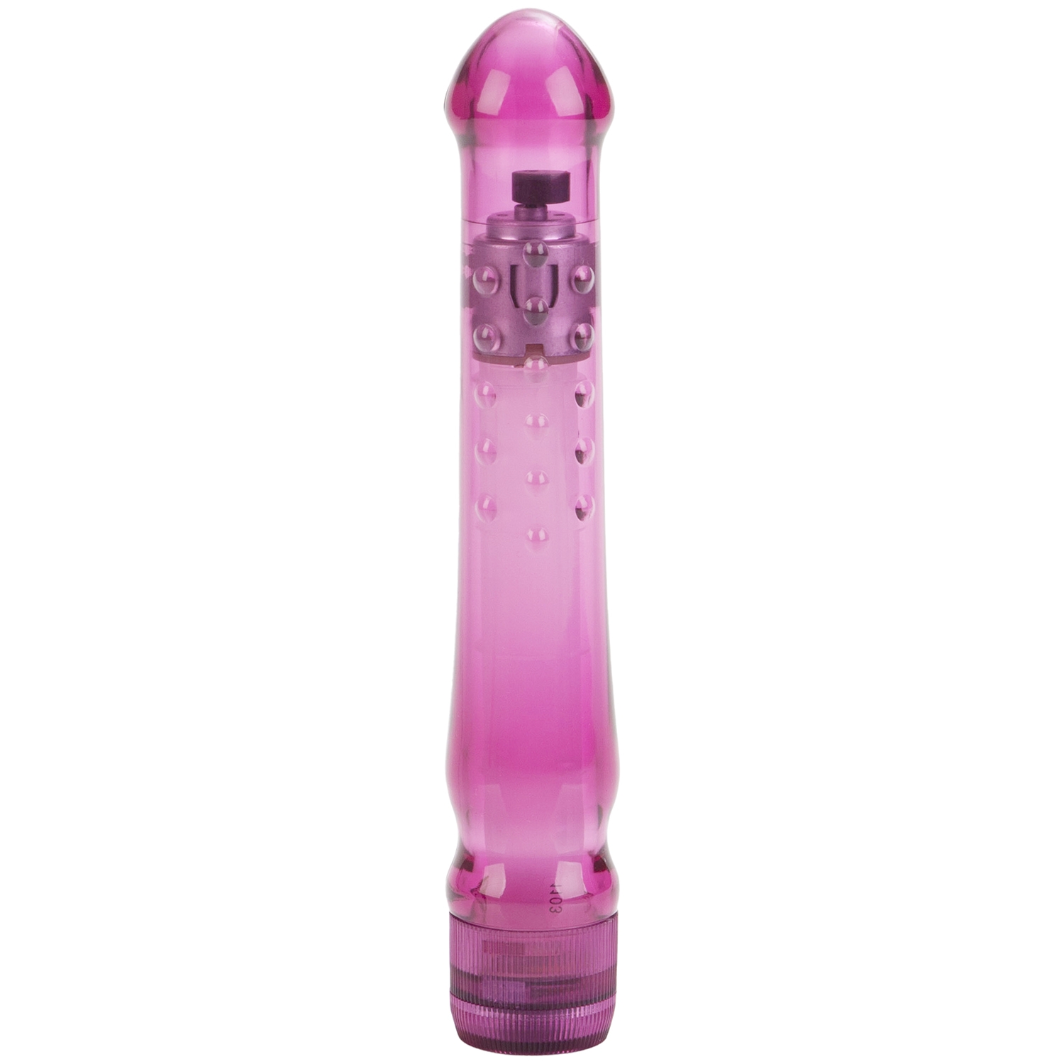 CalExotics Turbo Glider Dildo Vibrator - Rose