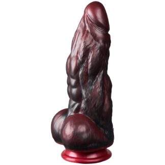Creature Penises King Kong Silicone Dildo - Red