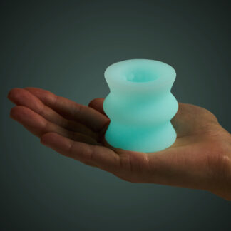 Goodhead Doc Johnson Glow Helping Head Glow Stroker - White