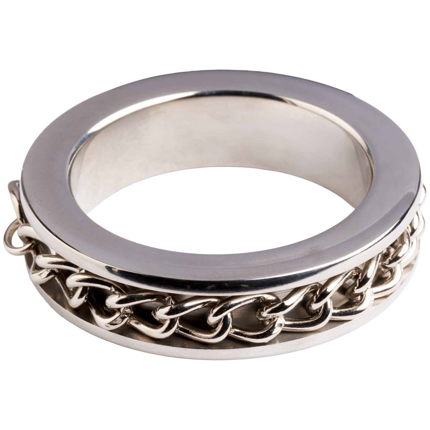 Malesation Spinner Penis Ring - Silver
