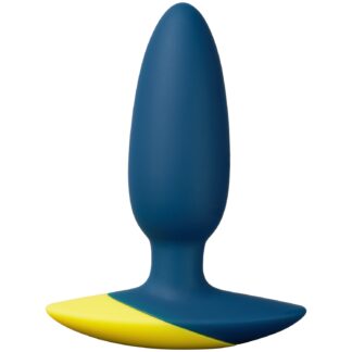 Romp Bass Vibrating Anal Plug - Blue