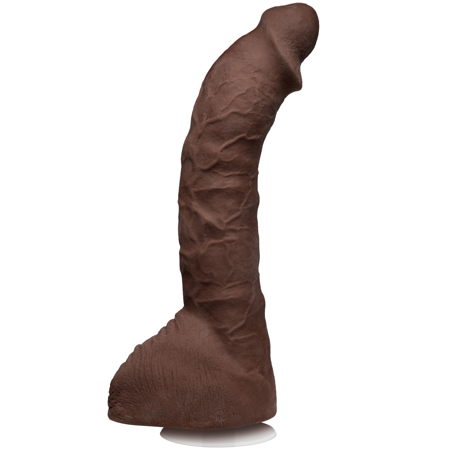 Vac-U-Lock Doc Johnson Prince Yahshua Dildo 10.2 inches - Brown