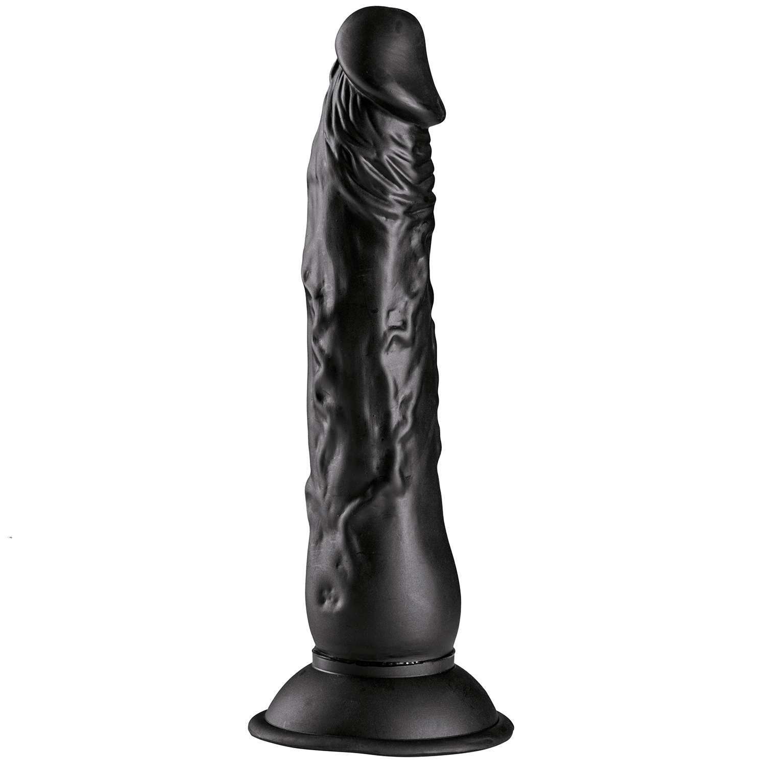 Willie City Realistic Suction Cup Dildo 9.1 inches - Black