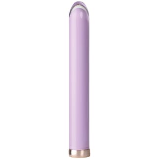 baseks Rechargeable Smooth Glass Vibrator - Light Purple