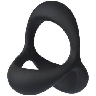 MR.MEMBR Endurance Double Penis Ring - Black
