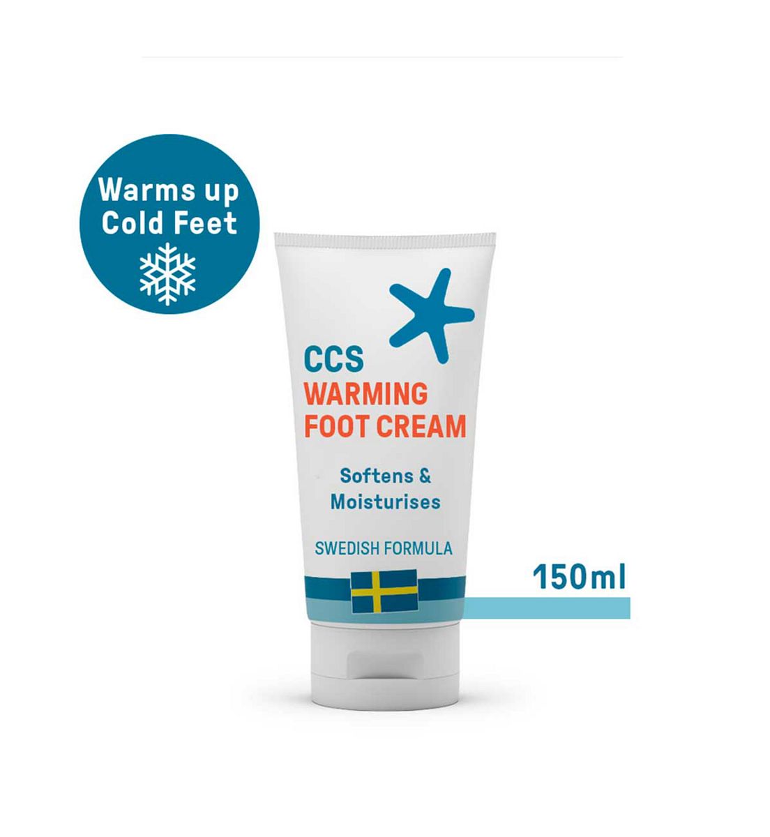 CCS Warming Foot Cream For Dry And Cold Feet- 150 ml, 150ml