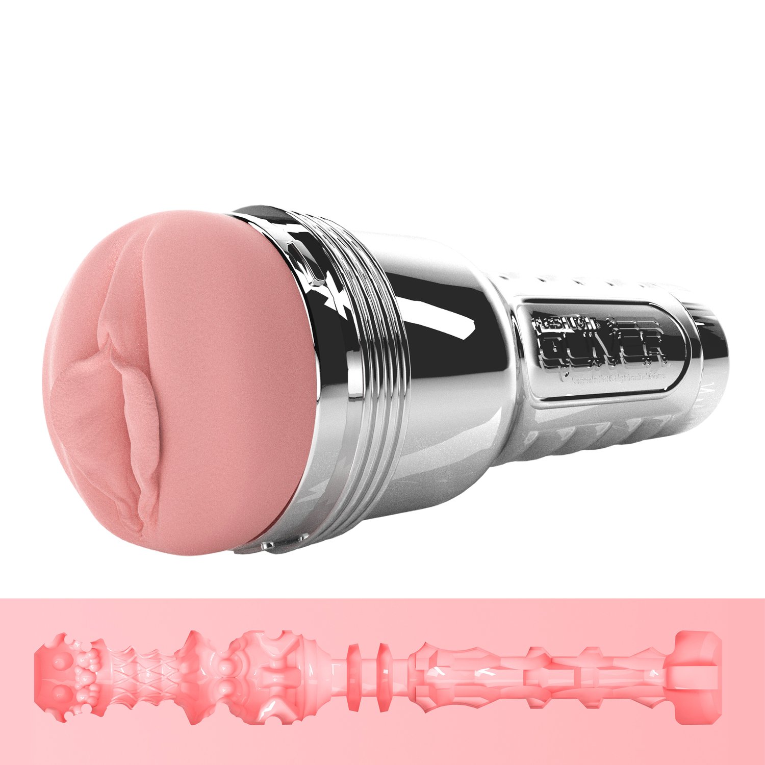 Fleshlight Quiver Vibrating Masturbator - Silver