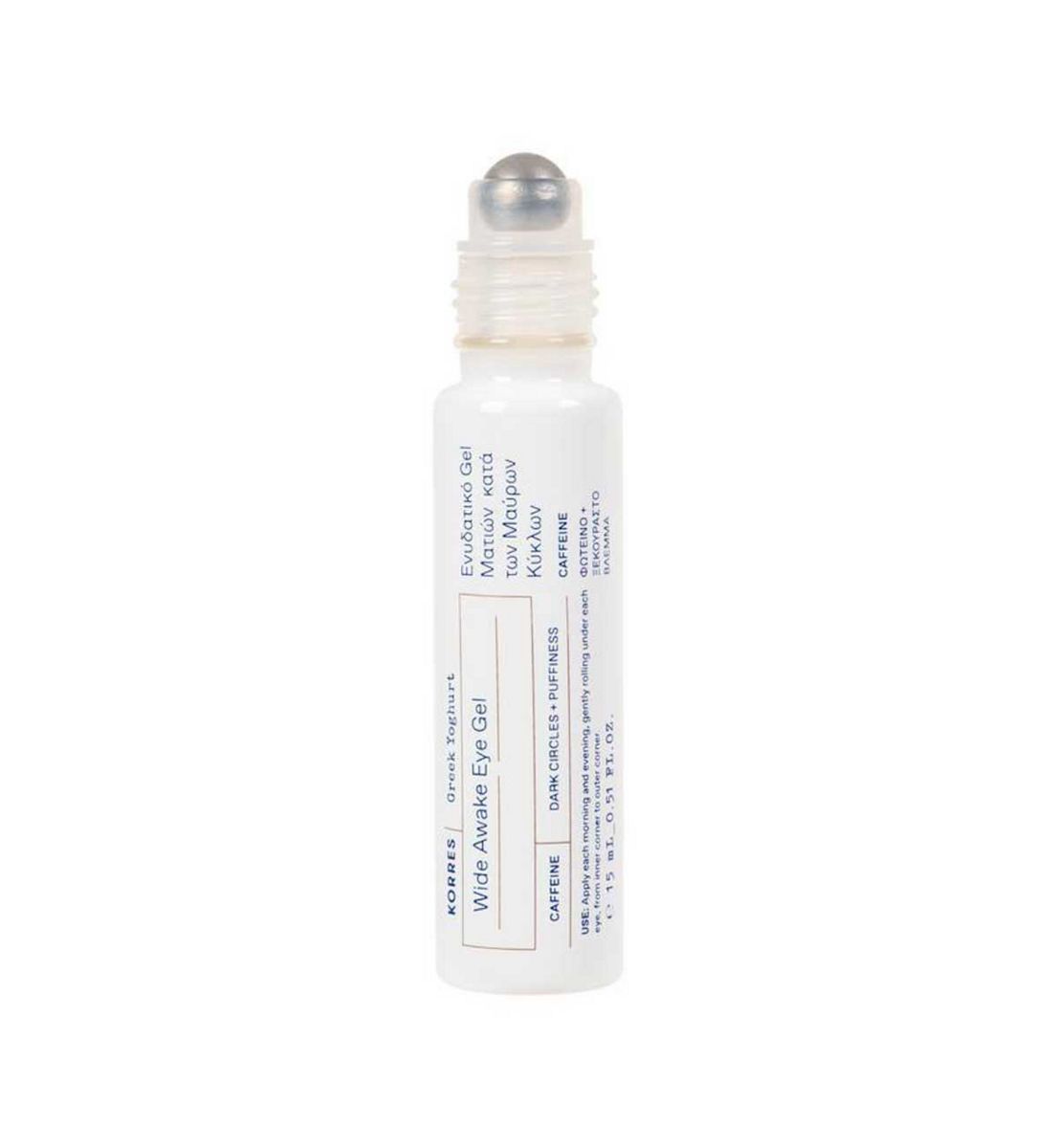 Korres Greek Yoghurt Wide Awake Eye Gel Roller 15ml