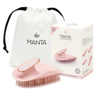 Manta The Gentle Hairbrush Pink For Fragile Or Thinning Hair