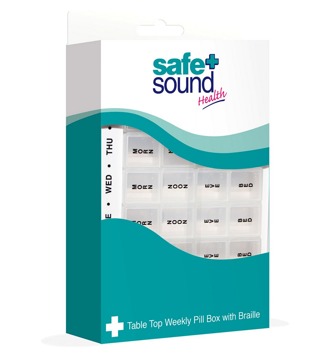 Safe & Sound Table Top Weekly Pill Organiser