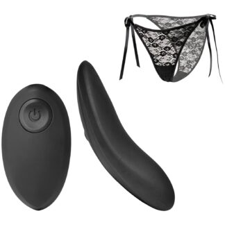 Sinful Remote Control Panty Vibrator With Panties - Black