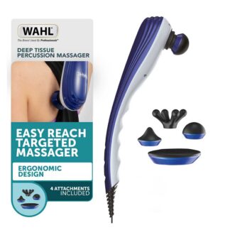 WAHL Deep Tissue Percusion Massager + 4 Attachments